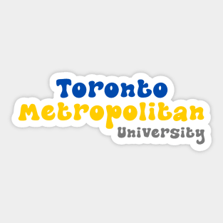 Toronto Metropolitan University Sticker